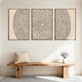 thumbnail image 3 of Jesus Wall Art 16x24 Inch Jesus Feeds The 5000 Canvas Wall Art Set of 3 Framed Christian Wall Decor Modern Abstract Art Print for Living Room Bedroom Office, 3 of 8
