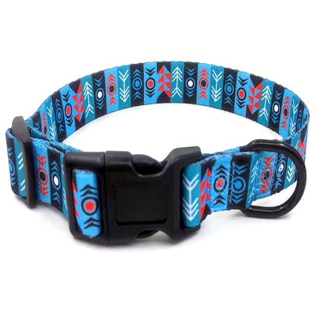 Juego de collar y correa para perro, collar suave ajustable personalizado con hebilla de liberación rápida MFZFUKR CPB-US-YY442-6
