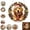 B-1pcs, variant on Christmas Pearl Diamond Painting Suncatcher Kit, DIY Diamond Painting Hanging Pendant for Acrylic Round Board , 3D Mixed-Sized Pearl Beads Craft, Festive Window Wall Decor (G-1pcs)