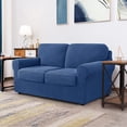 thumbnail image 2 of CHUN YI Stretch Checks Spandex Sofa Cover Separate Backrests Cushions Cover Slipcover, 2 of 5