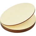 thumbnail image 2 of 16 Pack Round Basswood Sheets for Crafts-8 x 8 x 1/8 Inch- 2mm Thick Plywood Sheets with Smooth Surface-Unfinished Craft Wood Boards for Engraving and Cutting, Architectural Models, Staining, 2 of 6