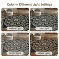 thumbnail image 7 of ODIKA 8'x10' Washable Area Rug Non-Shedding, Easy Care, Vintage Distressed Oushak Style Medallion With Ornate Border Accents for King Size Bedroom Under Bed, Master Suite, 7 of 7