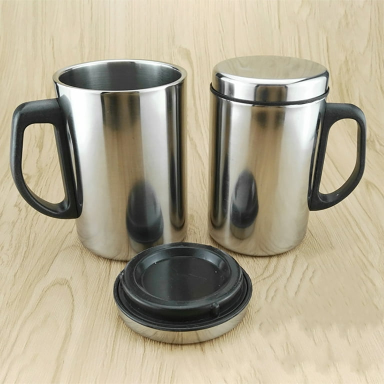 350/500ml Stainless Steel Vacuum Insulation Travel Mug Double Wall  Insulation Cup Water Beer Coffee Mug Gift For Home, Office, School, Ice  Drink, Hot Beverage - Walmart.com