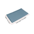 thumbnail image 6 of INSPIRE CHIC Women's Solid Chiffon Scarf Lightweight Soft Sheer Long Head Wrap Shawl Scarves Light Blue 68.9x29.5 inches, 6 of 7