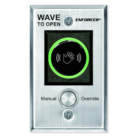 Seco-Larm SD-927PKC-NEVQ Enforcer Wave-to-Open Sensor with Manual Override Button