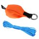 thumbnail image 2 of Bolsa de peso para lanzar, para cirujanos de árboles, de 250 g (8,8 oz) naranja, 2 of 9