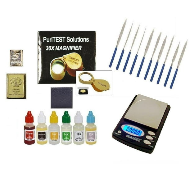Diamond and Gold Silver Platinum Test Kit Jewelry Testing Supplies