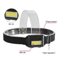 thumbnail image 4 of Inteprter Linterna frontal Senderismo Pesca Luz montada en la cabeza Linterna recargable brillante Mini portátil brillante Haz ancho Iluminación y accesorios Naranja, 4 of 6