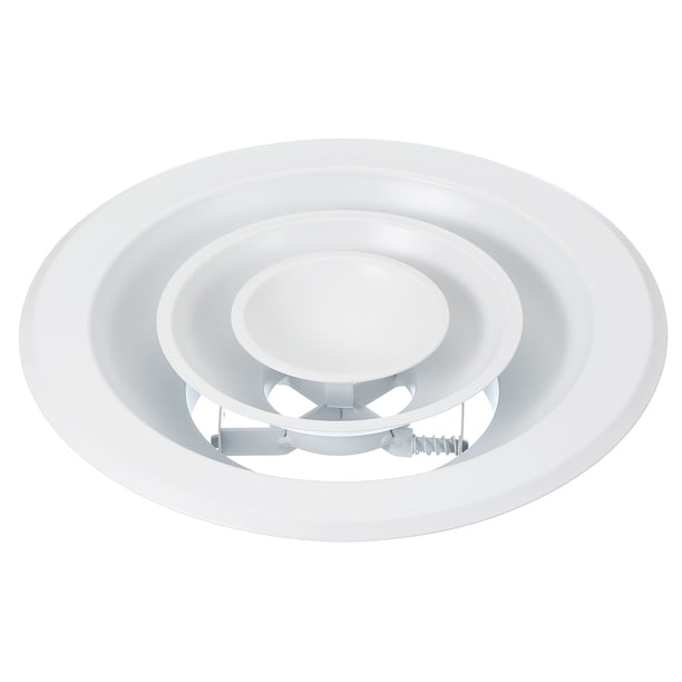 Difusor de aire redondo de 6", cubierta de conducto de ventilación de aire acondicionado o extracción de aire