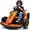 Orange2, variant on Letsgokid 24V Big Kids Electric Go Kart, 400W Fast Drift Kart with 4 Speed Mode, Up to 8.1 MPH, EVA Tires, 5-Point Safety Belt, Music, High/Low Speed, Go Karts for Kids Ages 6-12 Boys Girls