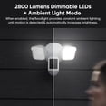 thumbnail image 4 of Restored WYZE Floodlight Camera v2, 2800-Lumen LEDs, 160° Wide View, 2K HD Outdoor Security Camera, Motion Detection, 105dB Siren, Color Night Vision, for Home Surveillance, Wired, 4 of 9