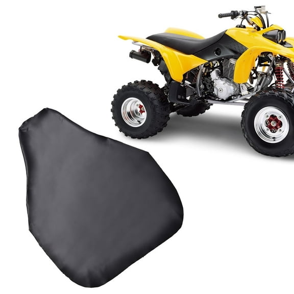 PIT66 Seat Cover Black Motorcycle ATV PU Leather Seat Cover, Fit for Honda TRX 400 Ex
