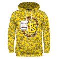 thumbnail image 3 of Sudadera con capucha con estampado de pato amarillo para hombre y mujer, ropa con estampado de hojas en 3D, estilo Harajuku, Y2k, 2024, 3 of 5