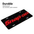 thumbnail image 5 of Snap-On Logo License Plate 6x12 Inch Thickening Aluminum Metal Decorative License Plates, Universal Fit For Trucks, Suvs, Vehicles, 5 of 7