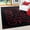 Black/Red, variant on SAFAVIEH Soho Chason Geometric Wool Area Rug, Black/Red, 3'6" x 5'6"