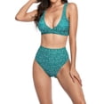 thumbnail image 2 of Traje de baño sexy para mujer Traje de baño de bikini con estampado de lunares Fridja  nalpqowj51375, 2 of 7