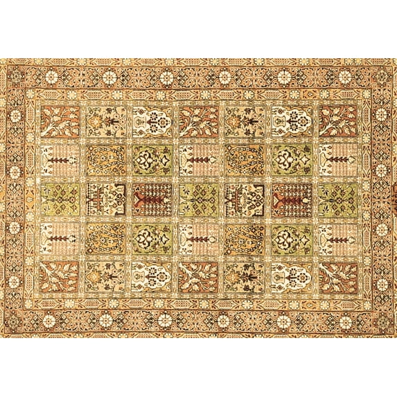 Ahgly Company Indoor Rectangle Persian Brown Traditional Area Rugs, 8' x 12'