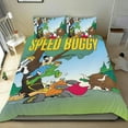 thumbnail image 1 of Speed Buggy Conjunto de sábanas temático, trío de piezas, cómodo y amigable con la piel, diseño único, regalo de decoración para el hogar para familiares, amigos y fans,140cm *210cm, 1 of 6