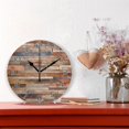 thumbnail image 2 of GZHJMY Wooden Floor Clock Silent Round Wall Clock Non Ticking Battery Device Clocks Creative Decoration Wall Clock for Living Room Bedroom Office Kitchen, 2 of 6