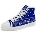 thumbnail image 5 of Aidianart Womens Paisley High Top Shoes High Top Canvas Sneakers Size 11, 5 of 5