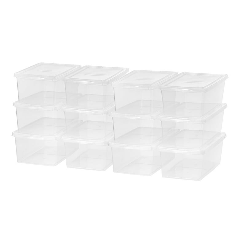 IRIS Medium 4.25-Gallons (17-Quart) Clear Tote with Standard Snap Lid in  the Plastic Storage Containers department at