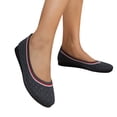 thumbnail image 3 of Sngxgn Women's Flat Comfortable Work Shoes Slip On Ballet Flat(Dark Gray,42), 3 of 7
