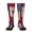 2 Black-2, variant on Women's Knee High Socks Canadian America Flag Thermal Soft Knee Long Socks