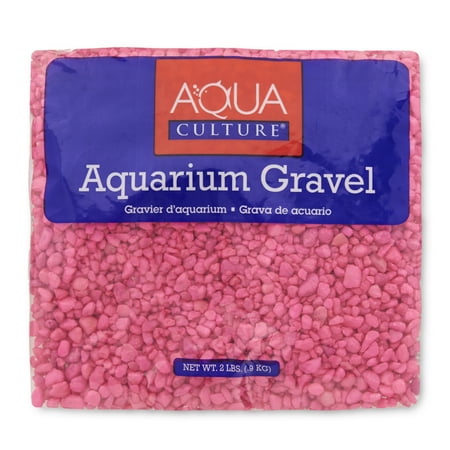 Aqua Culture Pink Aquarium Gravel, 2 Lb.