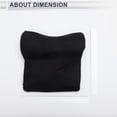 thumbnail image 5 of Unique Bargains Car Headrest Pillow Ergonomic Comfortable Neck Support Pillow Car Seat Headrest Cashmere, Memory Foam Foldable Adjustable Width Black 1 Pcs, 5 of 7