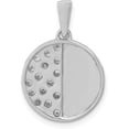 thumbnail image 3 of Avariah 14k White Gold 1/4ct. Diamond Fancy Circle Pendant Natural Diamonds, 3 of 5