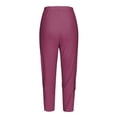 thumbnail image 7 of Casual Women's Trousers Leggings For Women Plus Size High Waisted Yoga Cropped Trousers 2025 Summer Gym Pants,Red Women's Casual Pants M, 7 of 7