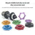thumbnail image 2 of Bike Hub Adapter Center Lock To 6 Hole Adapter Mountain Bicycle Hubs Middle Lock Conversion Seat 6 Bolt Rotor Disc Brake Cycling, 2 of 8