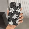 thumbnail image 3 of Funda protectora para teléfono con estrella de cinco puntas para iPhone 16 15 Pro Max 14 13 12 11 XS XR X 7 8 Plus SE 2020 Mini funda suave a prueba de golpes, 3 of 5