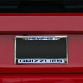 thumbnail image 3 of Memphis Basketball Grizzlie's Chrome Metal (Set of 2) Laser Cut License Plate Frames, 3 of 6