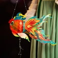 thumbnail image 3 of Kit de Lanterne Bricolage Poisson Rouge Lanterne en Papier Kit de Lanterne Poisson Rouge Bricolage Lanterne de Style Chinois à la Main avec Batterie de Pôle de Transport, 3 of 5