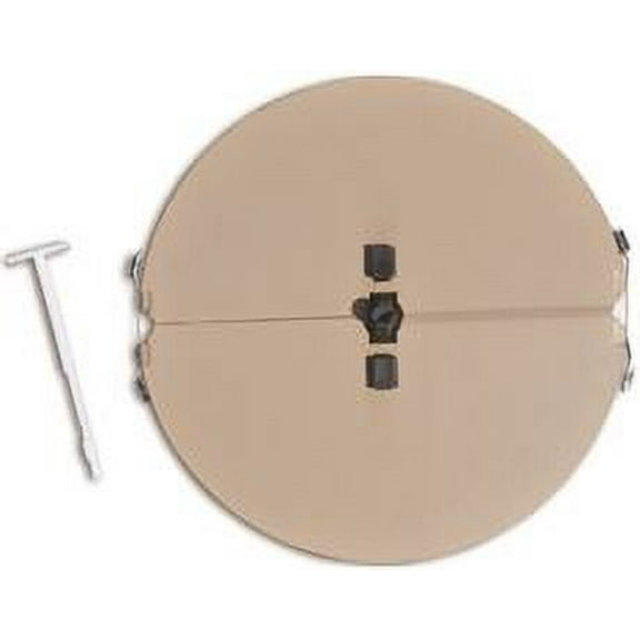 8" Butterfly Damper with Mounting Clips 802