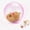 Pink Hamsters A#002, variant on 2026 New Self-Rolling Interactive Cat Ball, Realistic Animal Automatic Moving Toy, 360° Spin Chasing Ball for Cats & Dogs(Rabbit,Pink)