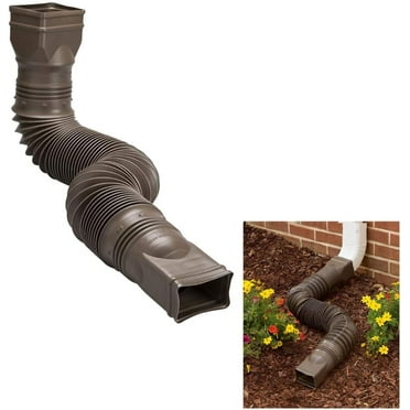 Amerimax Fd-85019 Vinyl Downspout Extension Gutter Connector Roof Gutter Accessories