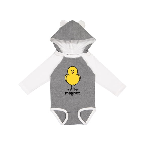 Inktastic Chick Magnet Boys Long Sleeve Baby Bodysuit