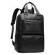 thumbnail image 3 of Mochila para portátil, regalos, mochila de PU para el día a día, para la universidad, negocios, senderismo, fin de semana, para hombres y mujeres. Negro, 3 of 9