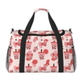 thumbnail image 1 of Disketp Milk Tea5 Bolsa de Viaje Tipo Duffle, Bolso de Mano para Fin de Semana para Mujer, Bolsa de Gimnasio Ligera para Hombre, Esencial para Viajes, 1 of 7