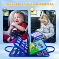 thumbnail image 6 of Boczif Busy Board Montessori Toys,Busy Book for Toddlers 1-3 Kindergarten,Travel Toy for Plane Car Gift for 1 2 3 4 Year Boys, Blue, 6 of 9