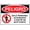 Warning Sign 1, variant on Warning - Hot Surface Sign – 8"x12" Metal Tin Sign, Clear Warning for Home & Business Use, Equipment, Hot Surface Alert