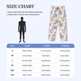 thumbnail image 4 of Fuzoiu Lilies Flowers Print Men's Pajama Pants,Lounge Pants for Men,Lounge PJ Bottoms,Sleepwear Pants with Drawstring Pockets -XX-Large, 4 of 6