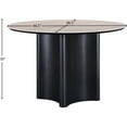 thumbnail image 4 of Bowery Hill Contemporary Black Oak Veneer And Sintered Stone Dining Table, 4 of 7