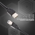 thumbnail image 3 of MOKKHNB Black USB Printer Cable with Copper Core for Office Printing and Fax Machines, 3 of 8