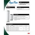 3M™ AquaPure™ AP800 Series Whole House Water Filter Dropin Cartridge
