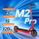 thumbnail image 2 of Scooter Eléctrico Honey whale M2 Pro V2 Rojo, 2 of 6