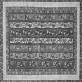 thumbnail image 1 of Ahgly Company Indoor Square Abstract Gray Modern Area Rugs, 7' Square, 1 of 4