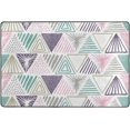 thumbnail image 2 of FREEAM Abstract Colorful Triangle Area Rug 24"x36" Soft Rugs Indoor Comfort Floor Carpet, Nursery Rugs Non-Slip Mat for Living Room Entryway Bedroom Dormitory, 2 of 7